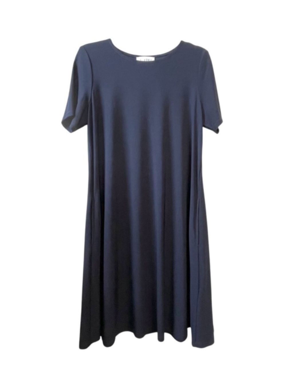 Joseph Ribkoff Short Sleeve Flowy Mini Dress Navy Blue 12